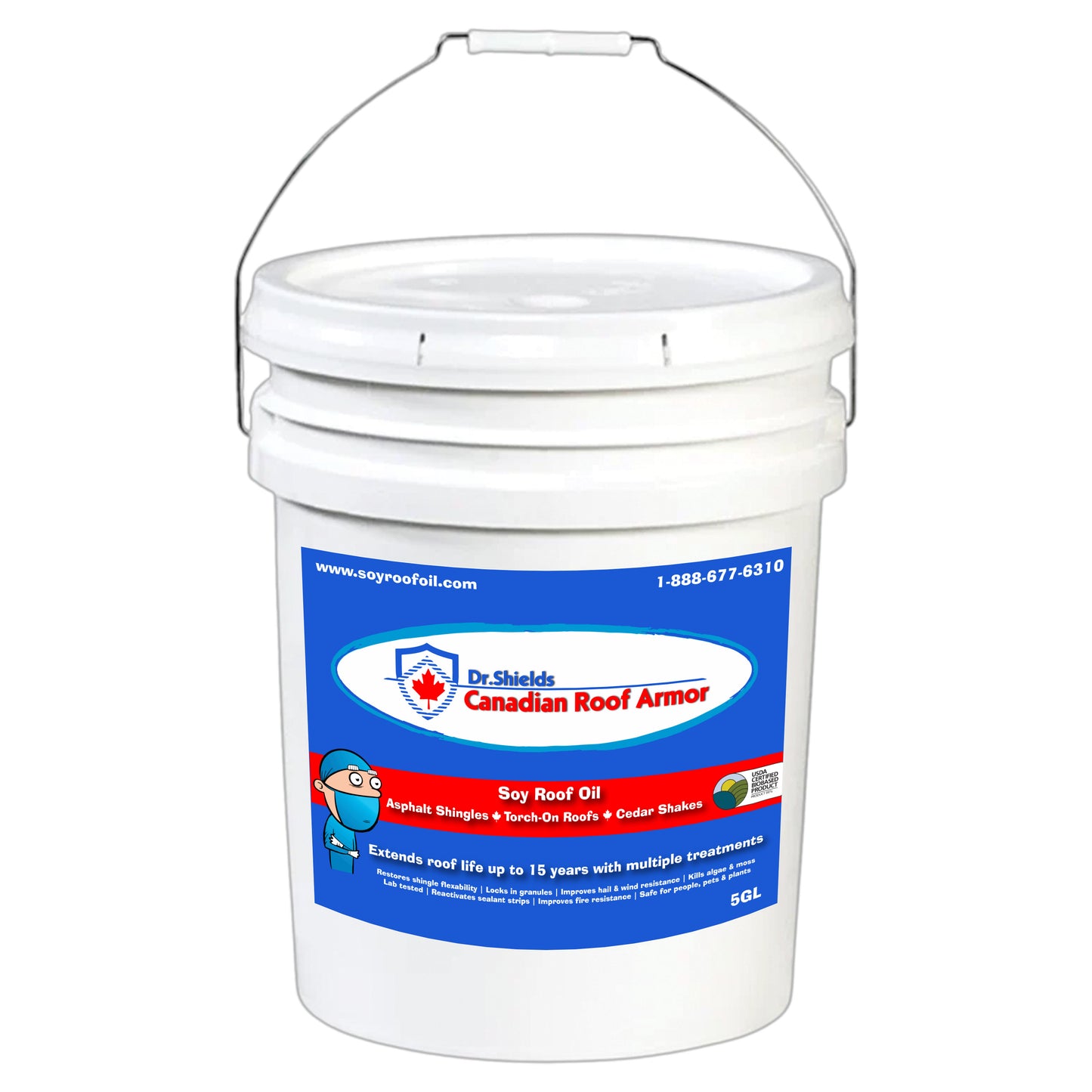 Dr Shields Canadian Roof Armor, 5GL